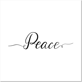 Peace lettering Posters and Art